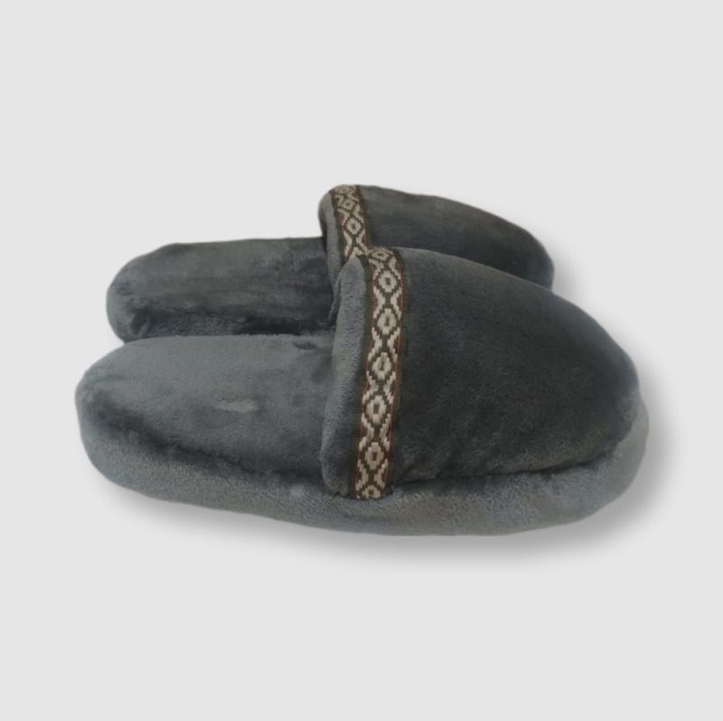 Pantuflas Hombre con/sin Guarda Pampa Gris