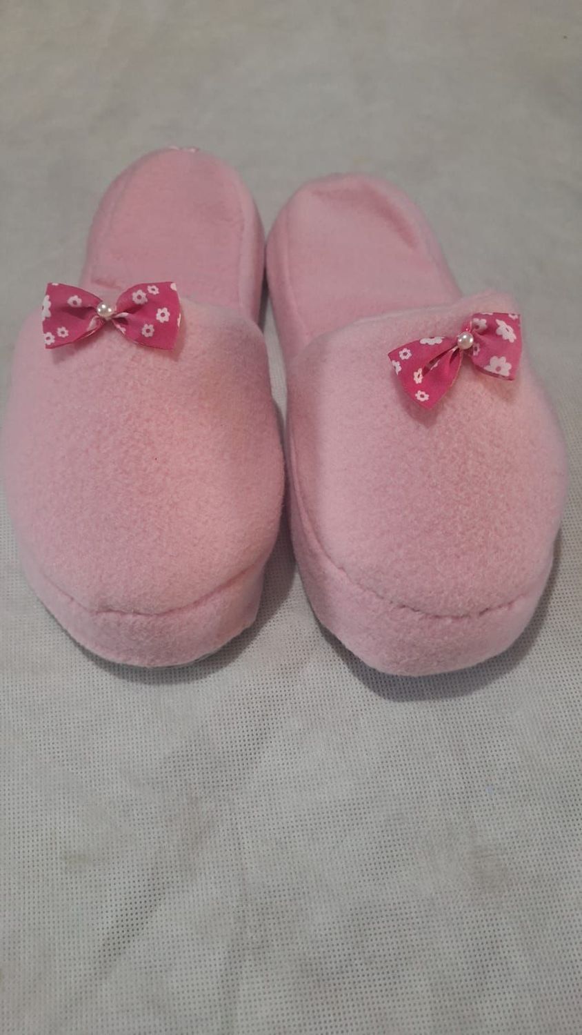 Pantuflas Dama con moño