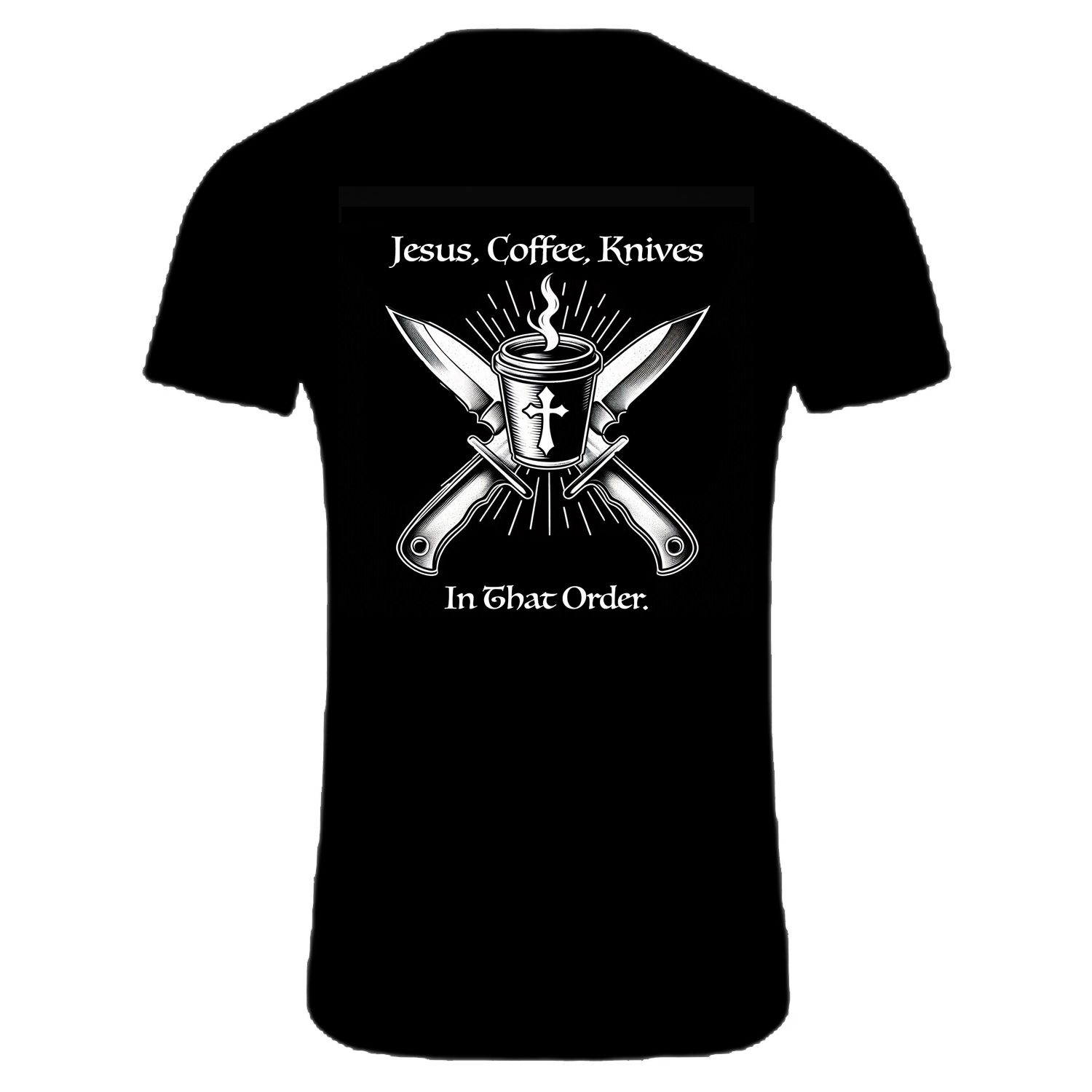 Jesus Coffee Knives Tee