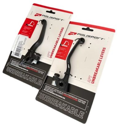 POLISPORT SET Brems-/Kupplungshebel APT Unzerbrechlich für BREMBO