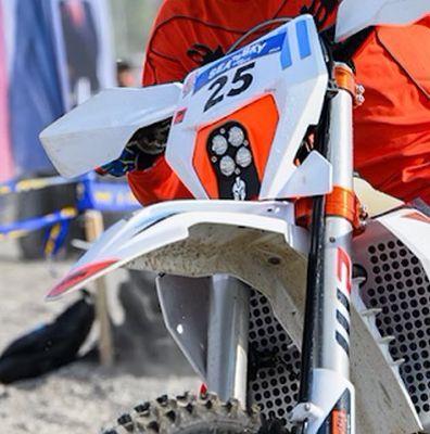 SPARTAN MX LED Scheinwerfer Lampe orange passend für KTM 2024-