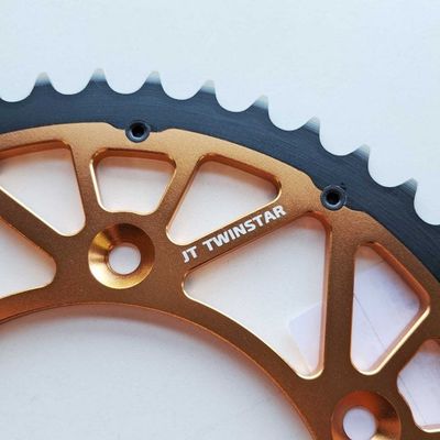 JT TWINSTAR Kettenrad orange 48 Z. passend für KTM/Husqvarna/GASGAS
