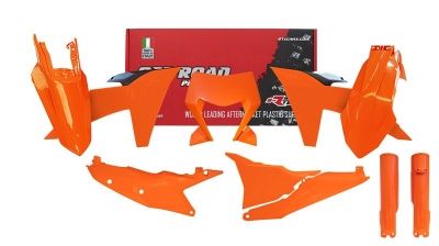 R-TECH Plastiksatz passend für KTM EXC EXCF 2024- orange