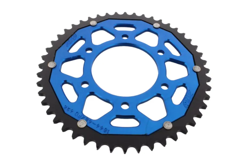 ZF Kettenrad Dual Alu-Stahl blau 52 Z. passend für KTM/Husqvarna/GASGAS