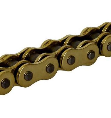 JMT Kette X-Ring 520 X2 - Gold/schwarz 116 m. Niet-Schloss