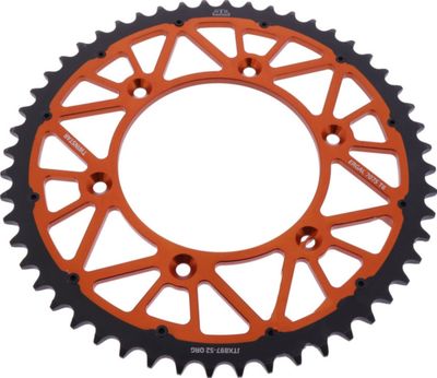 JT Twinstar Kettenrad orange 52 Z. passend für KTM/Husqvarna/GASGAS