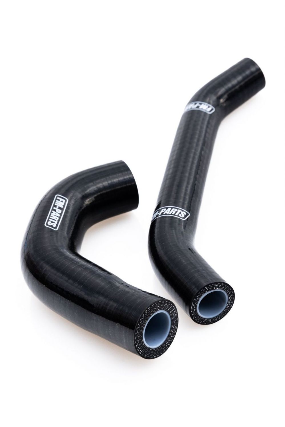 FM-Parts Silikon-Kühlerschläuche schwarz passend für KTM/Husqvarna/GASGAS 2024-