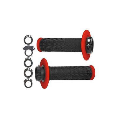 PROGRIP Griffe 708 Lock-On geschlossen schwarz-rot