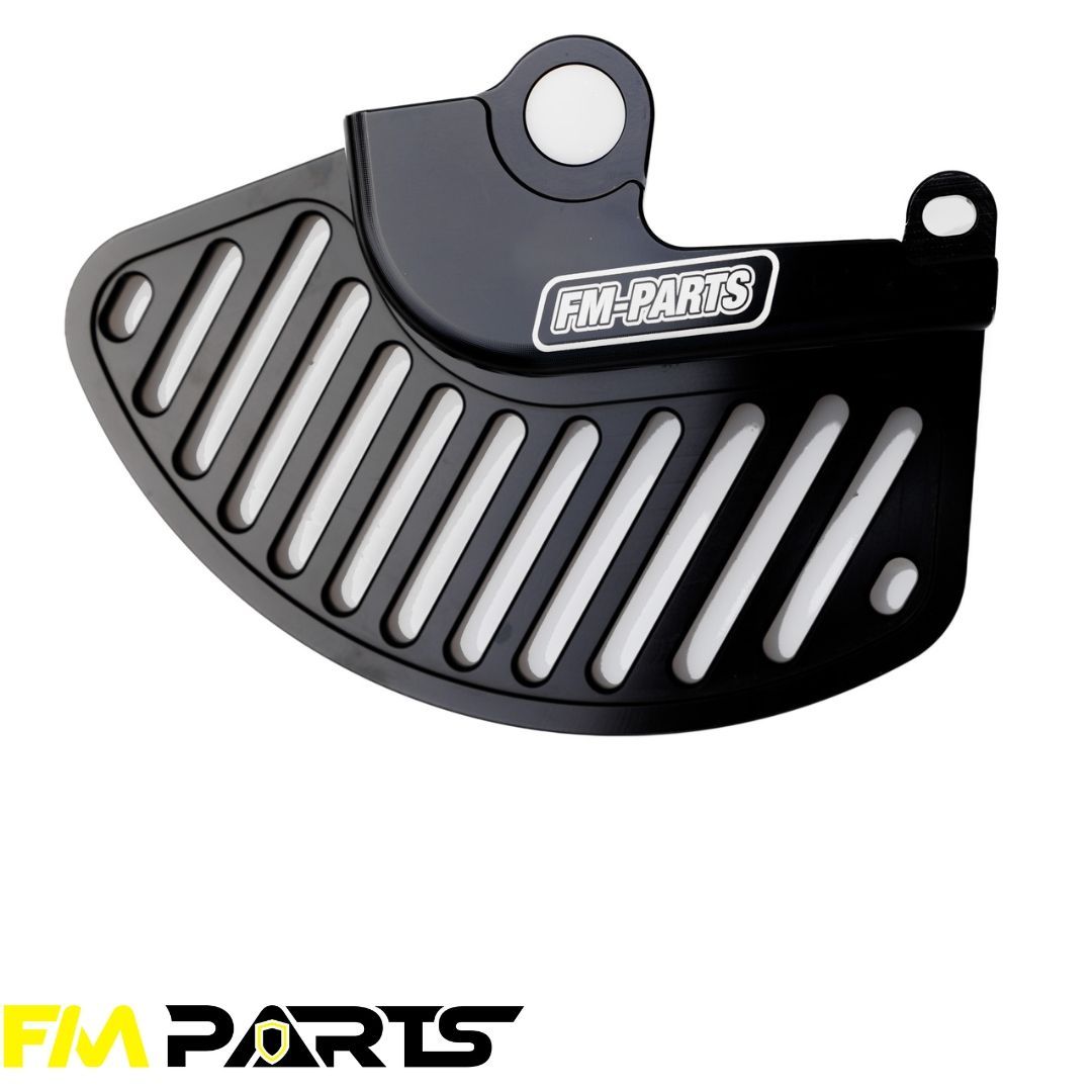 FM PARTS Vorderrad-Bremsscheibenschutz schwarz passend für KTM Husqvarna GASGAS 2015-