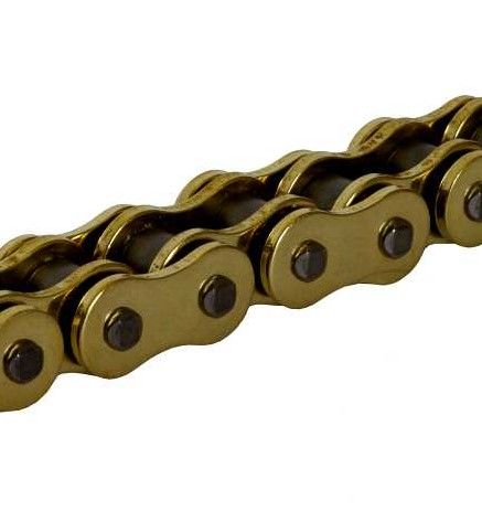 JMT Kette X-Ring 520 X2 - Gold/schwarz 114 m. Niet-Schloss