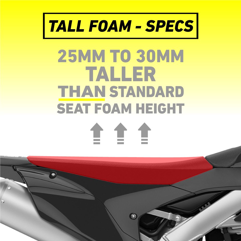 STRIKESEATS Sitzbankschaum hoch (+25 mm) passend für STARK VARG MX EX