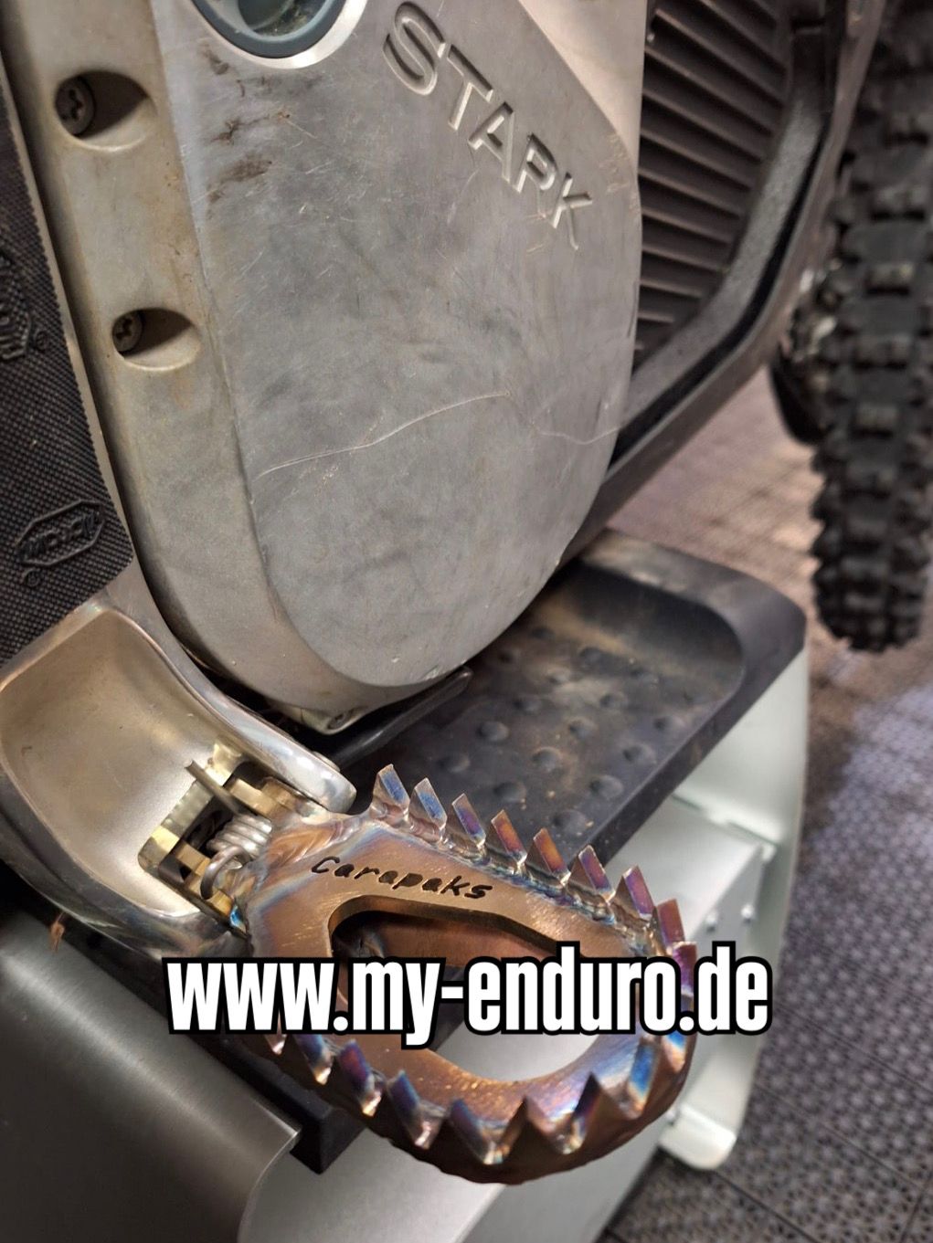 CARAPAKS Fußrasten -5mm/-30mm passend für STARK VARG 2023-