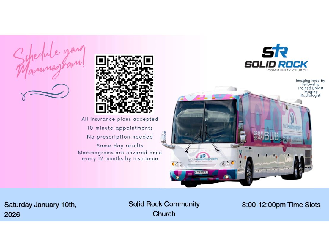 MAMMOGRAM BUS- JAN 10