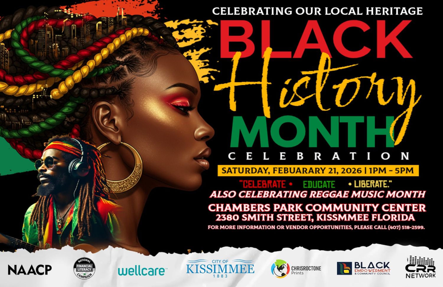 BLACK HISTORY MONTH CELEBRATION - FEB 21