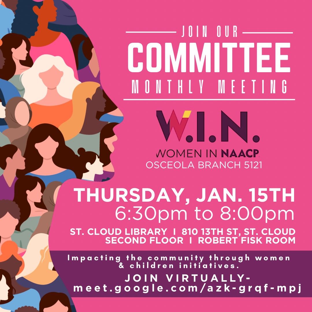 W.I.N. Committee Meeting - JAN 15
