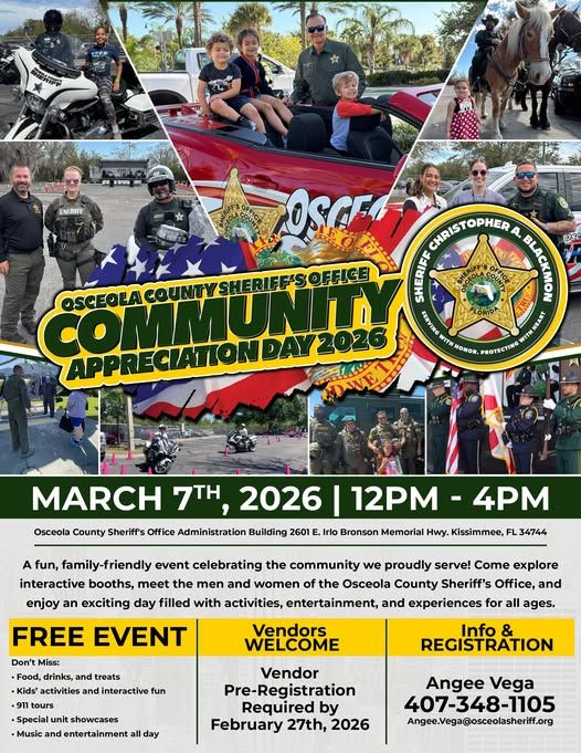 COMMUNITY APPRECIATION - MAR 7