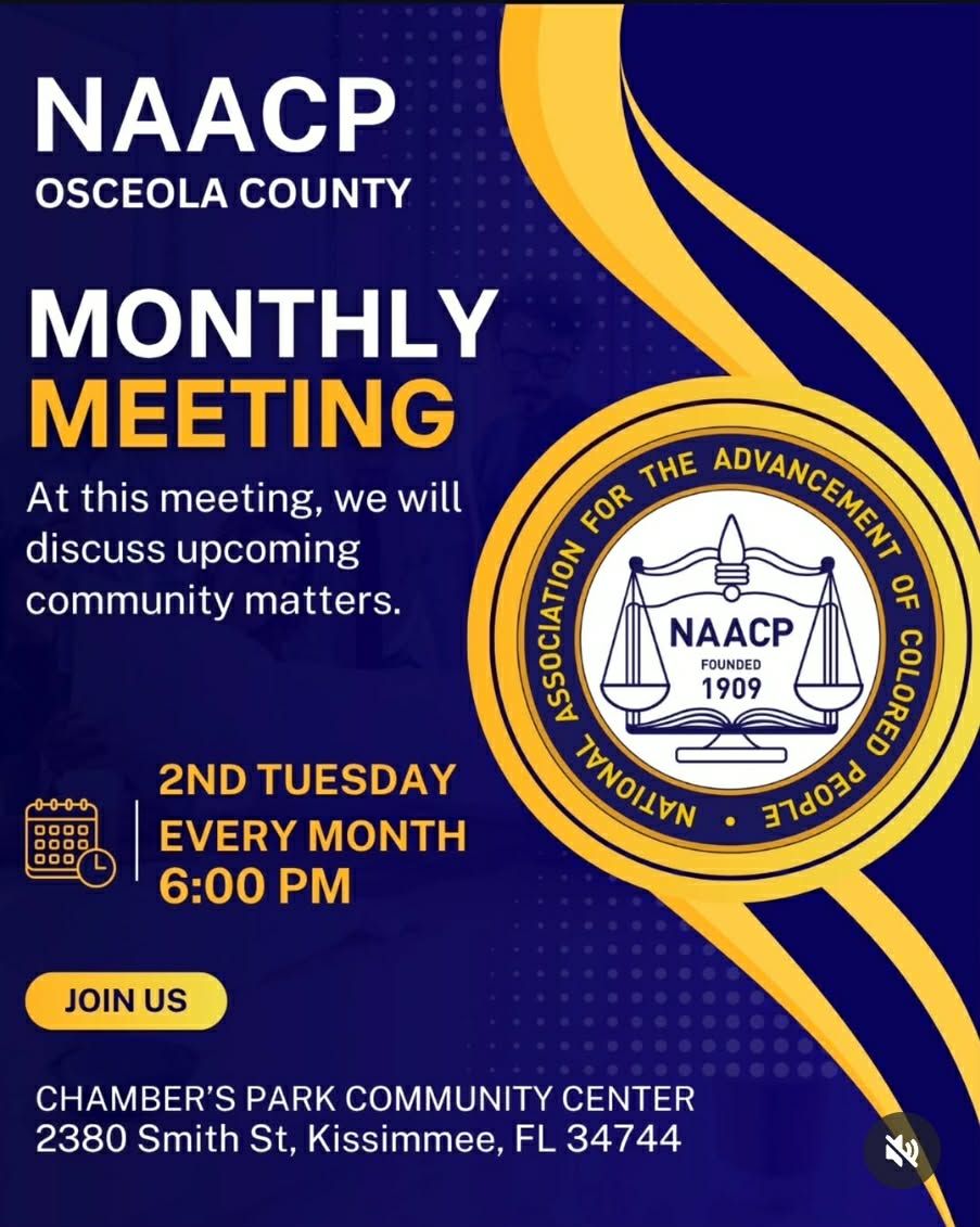 NAACP OSCEOLA MEETING - JAN 13