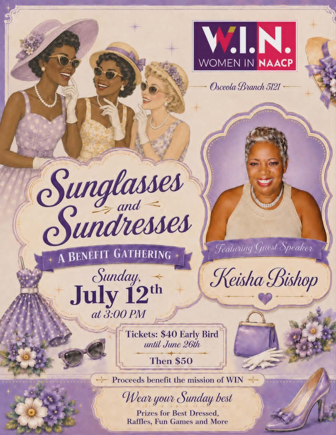 W.I.N. Sunglasses &amp; Sundresses Benefit Gathering