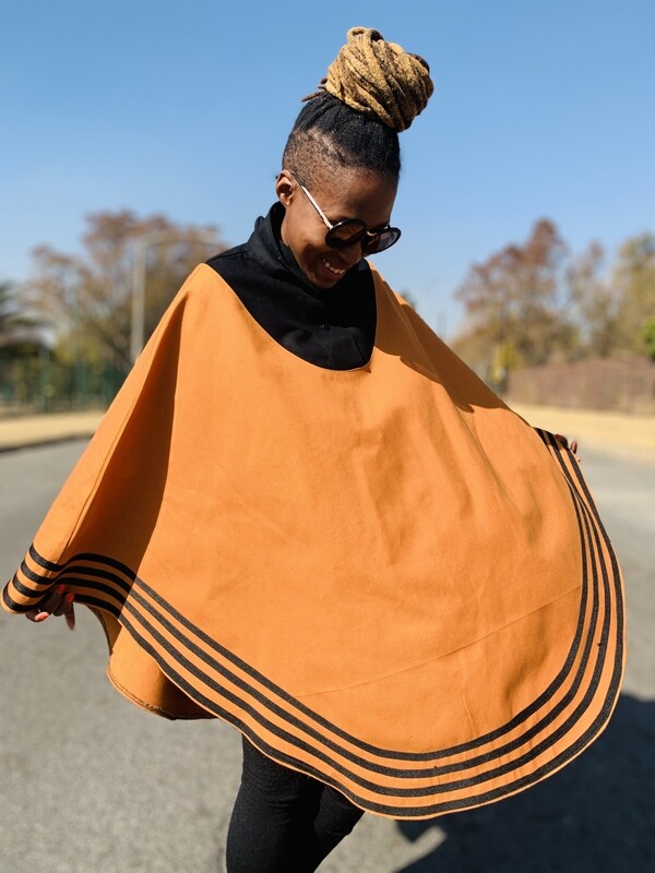 Akhona Poncho Dress