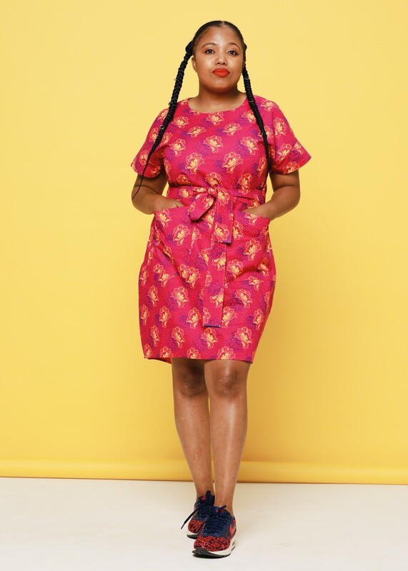 Thobi Dress (Pink Blossom)