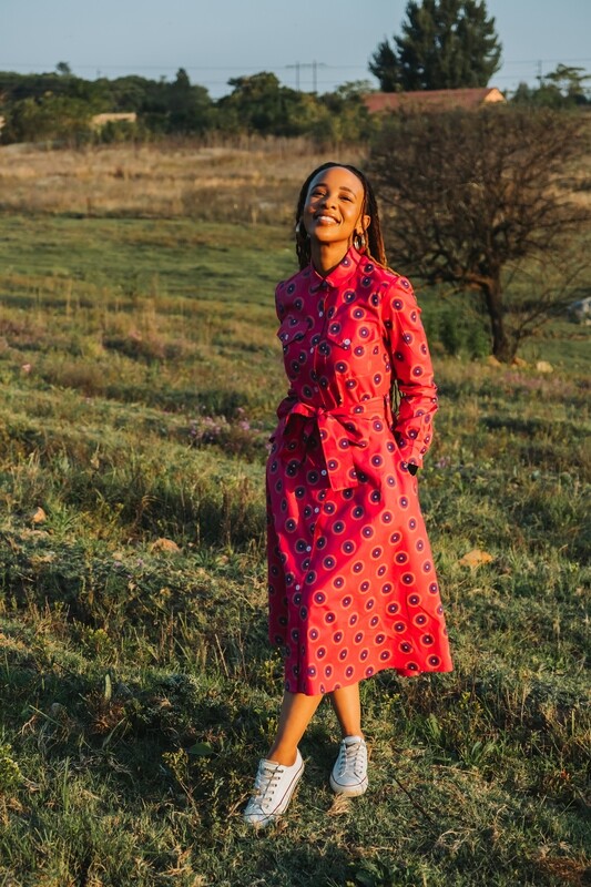 Ayanda Dress (Pink Blossom)