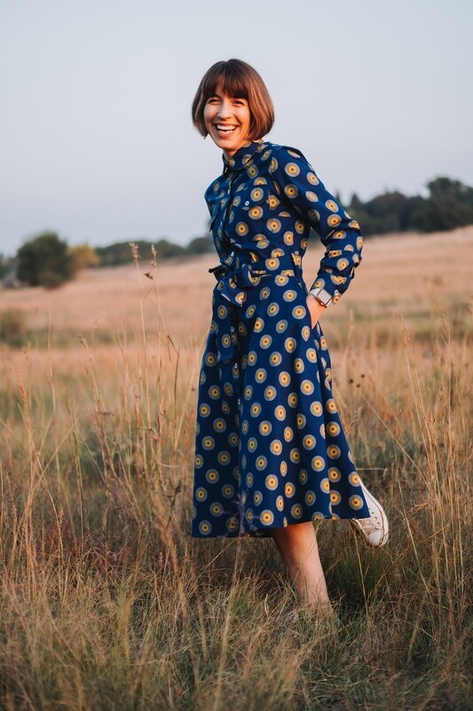 Ayanda dress (Sunshine Blue)