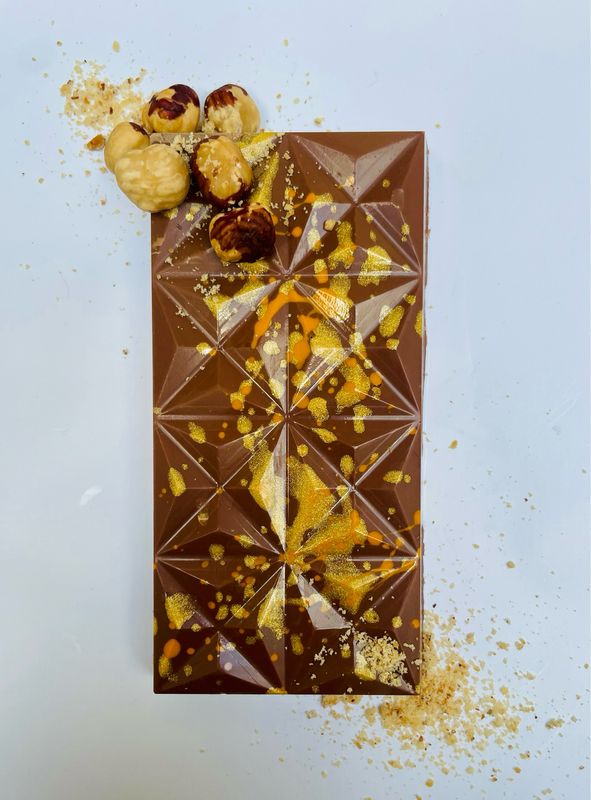 Hazelnut Crunch Stuffed Bar