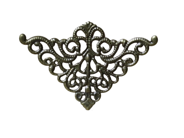 Metalowy ornament narożnik - 3,5cm