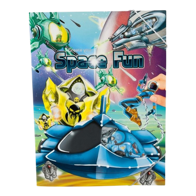 Space Fun Kosmiczny Świat Kolorowanka z Naklejkami