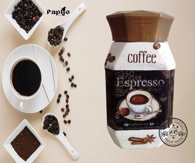 Ozdobny słoik do kawy