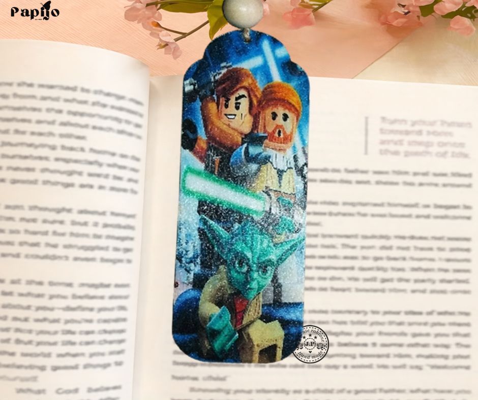 Zakładka do książki z postaciami z klocków Lego