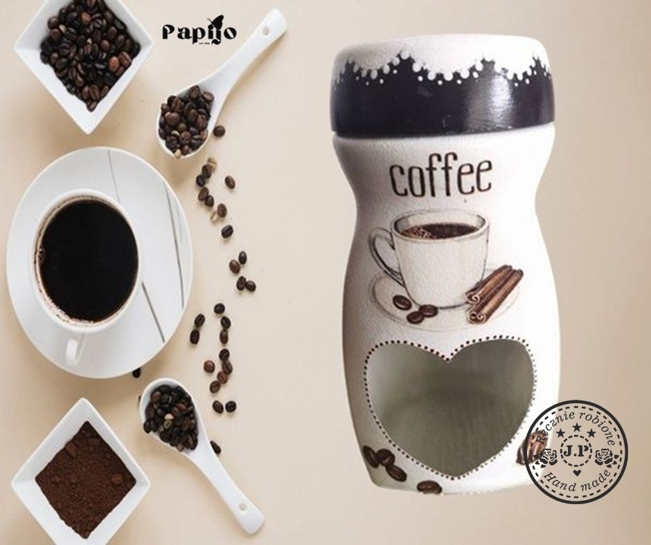 Ozdobny słoik do kawy