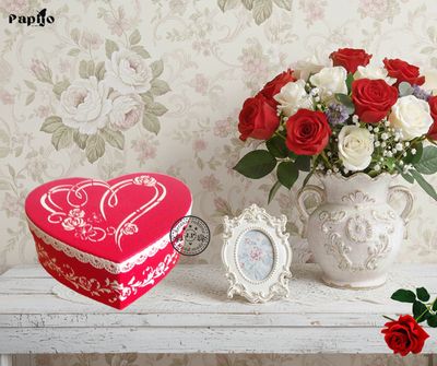 Pudełko czerwone serce