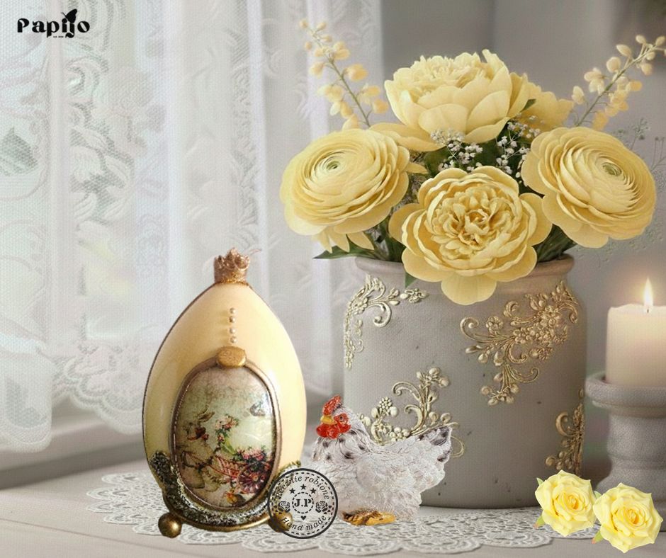 Jajko akrylowe żółte