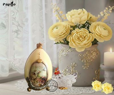 Jajko akrylowe żółte