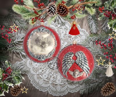 Medalion z aniołkami