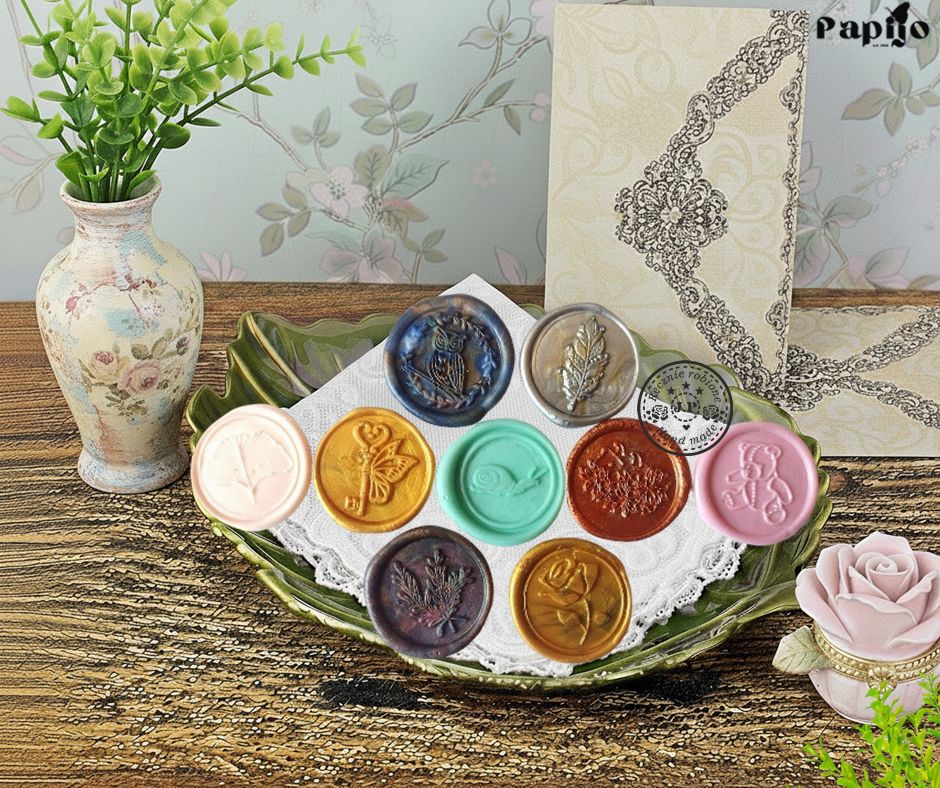 Pieczęcie woskowe zestaw 3