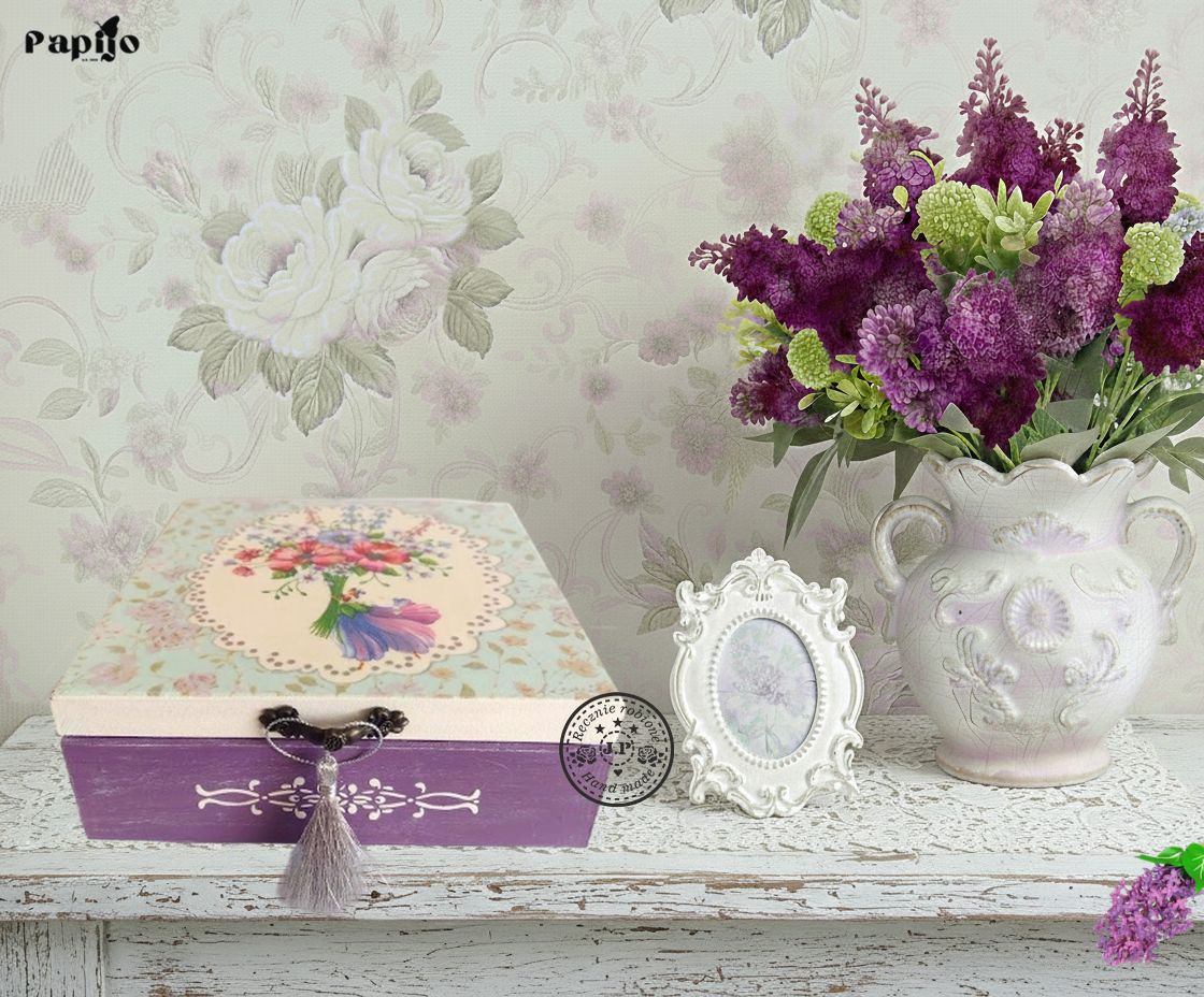 Szkatułka - kwiaty polne