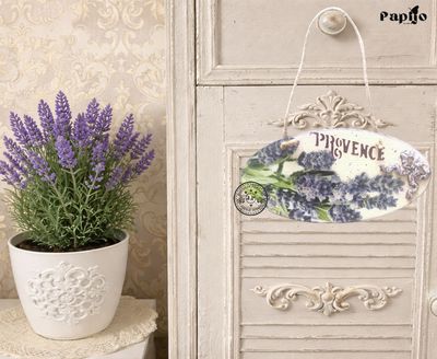 Zawieszka ozdobna z lawendą