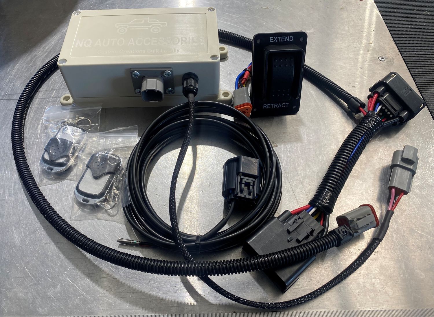 Next Gen VW Amarok Roller Shutter Controller - Remotes + Incl Switch assembly