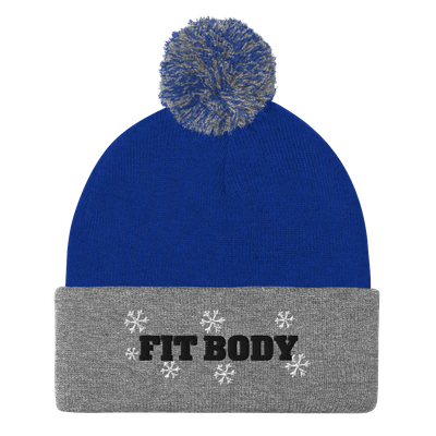 Snowflakes Pom Pom Beanie