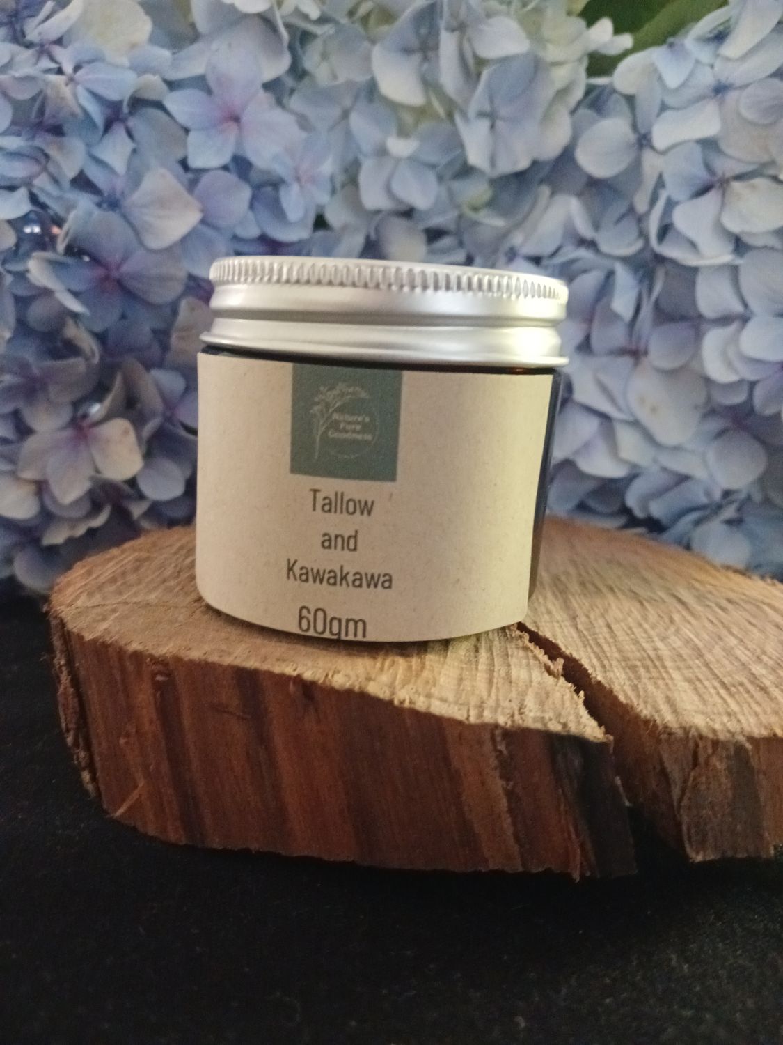 Tallow Balm infused with organic Kawakawa