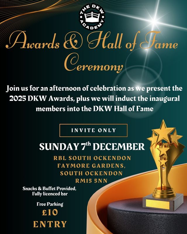 DKW 2025 Awards &amp; Hall of Fame *INVITE ONLY*