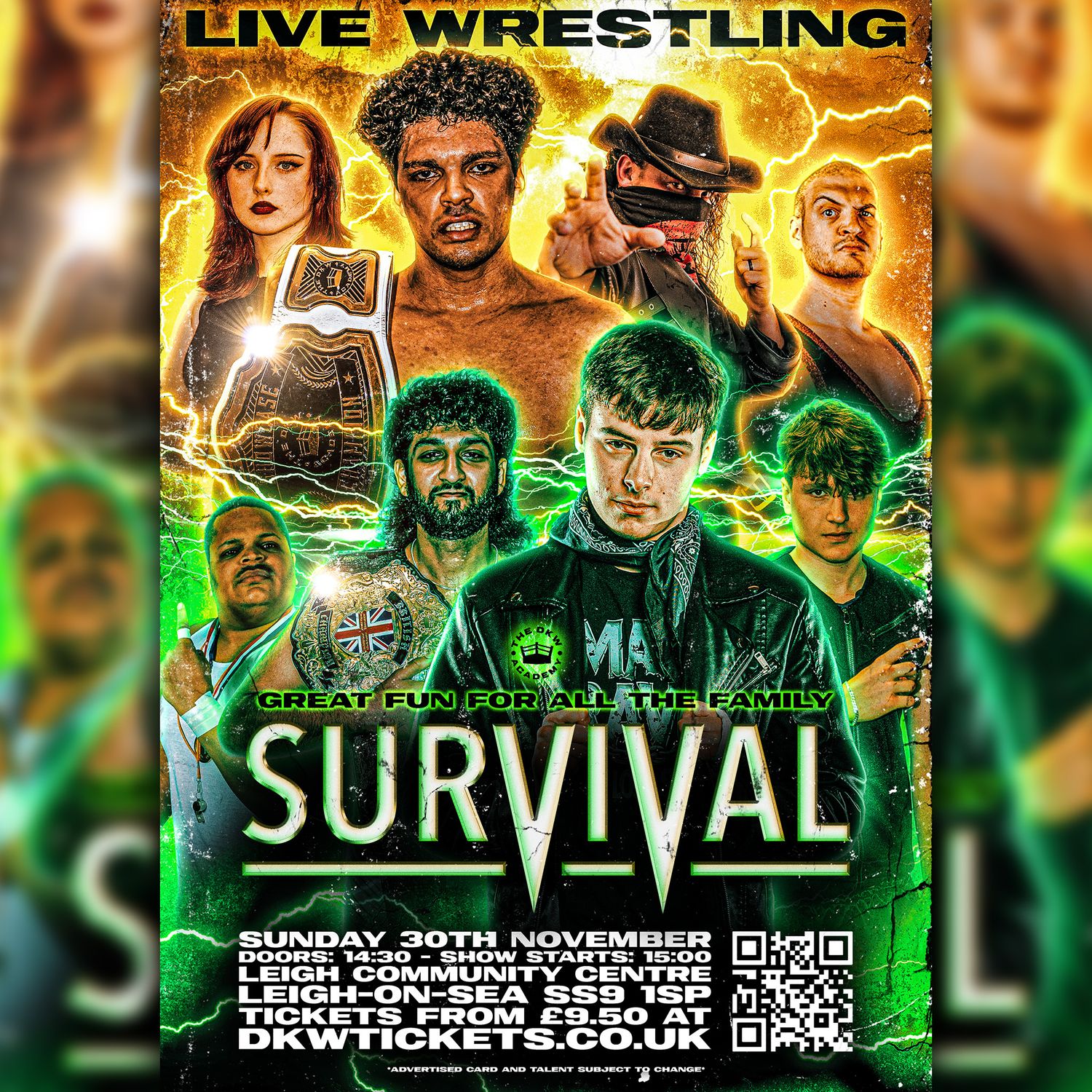 DKW SURVIVAL (Leigh-On-Sea, Essex) Group of 4 Ticket (General)