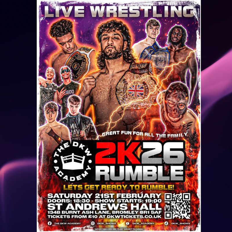 DKW 2K26 RUMBLE (Bromley) Group of 4 Ticket (General)