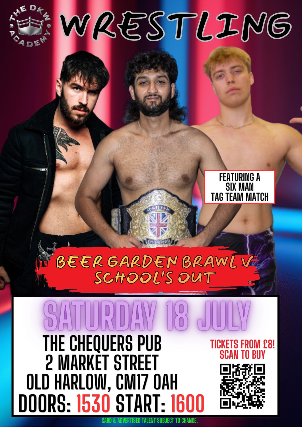DKW BEER GARDEN BRAWL V: SCHOOL’S OUT (Harlow) Adult Ticket