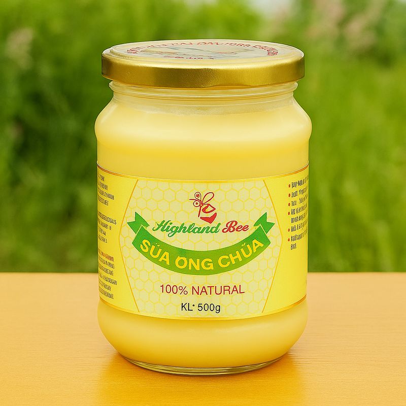 Sữa ong chúa hũ tươi Highlandbee 500g