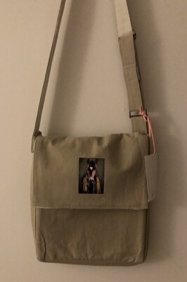 Linen Crossbody Large Bag Tan/Cream Featuring ROY by gayle