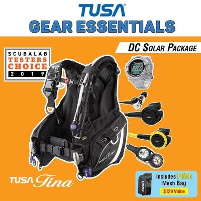Tusa Tina Female Black Special Gear Packages- With DC Solar Computer