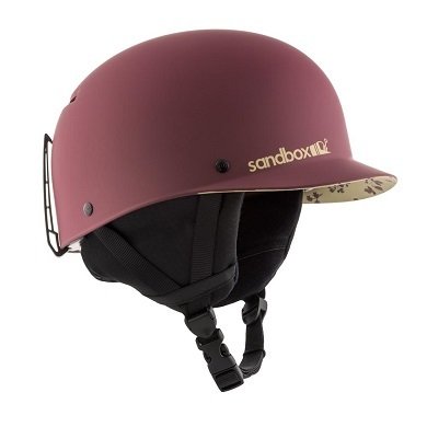 Sandbox Classic 2.0 Snow Helmet Burgundy Floral Matte Size S